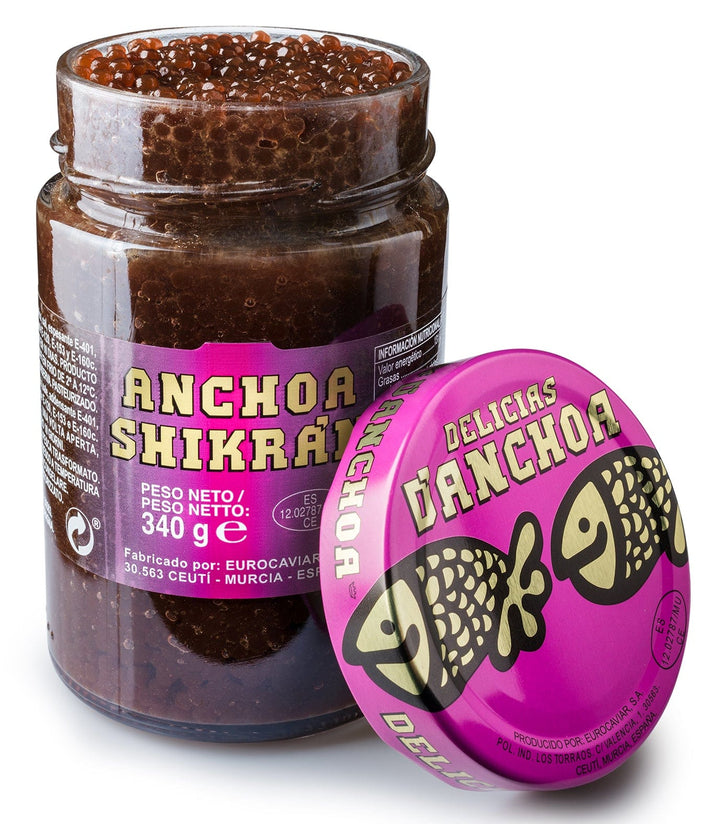Eurocaviar - Shikran - Anchovies Caviar Pearls 11.99 oz [340 g] [Premium Caviar Alternative]