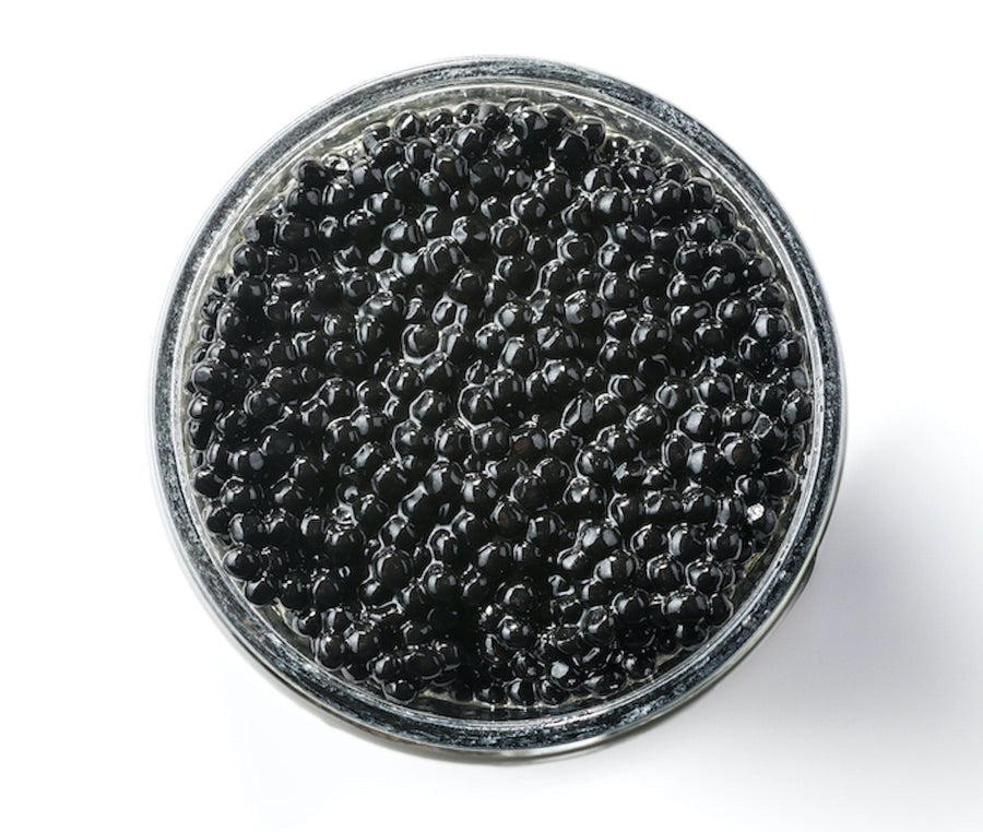 Eurocaviar - Shikran - Pack: 3 x 0.88 oz. Mullet Roe  Black + Mullet Roe Red + Smoked Salmon Pearls
