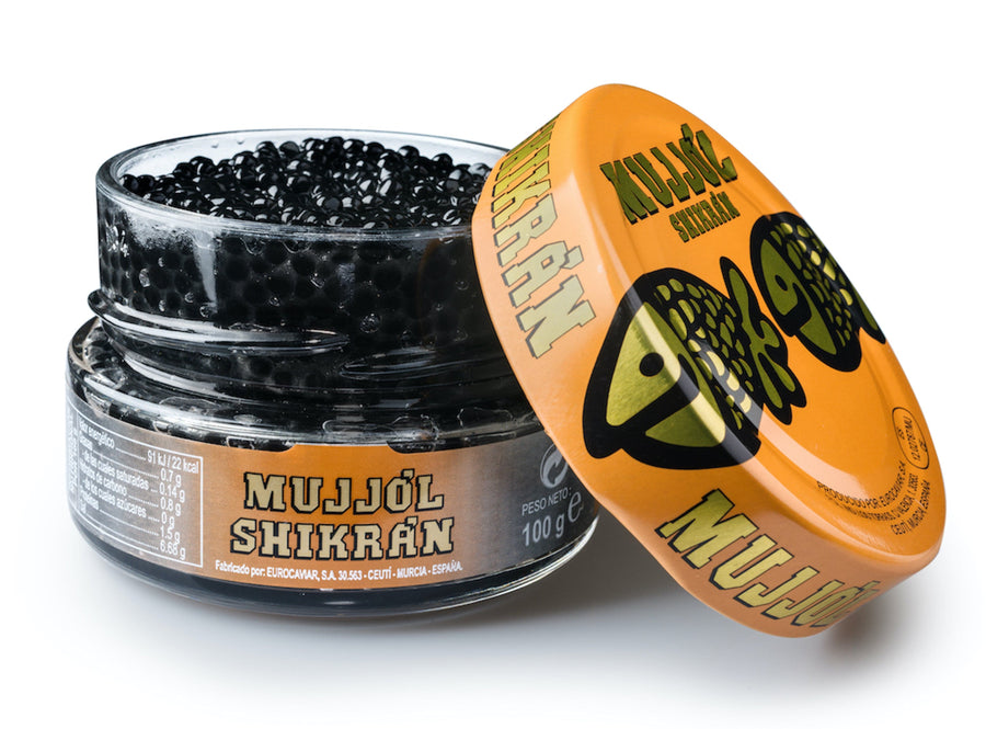 Mullet Roe Caviar Pearls Black
