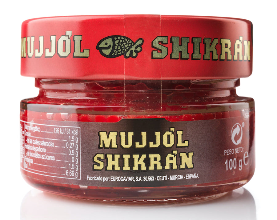 Eurocaviar - Shikran - Mullet Roe Caviar Pearls Red, 11.99 oz [340 g] [Premium Caviar Alternative]
