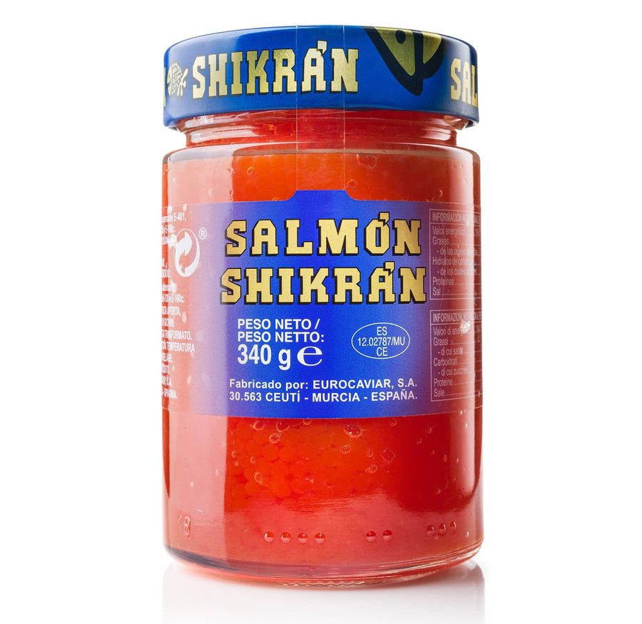 Eurocaviar - Shikran - Smoked Salmon Caviar Pearls 11.99 oz [340 g] [Premium Caviar Alternative]