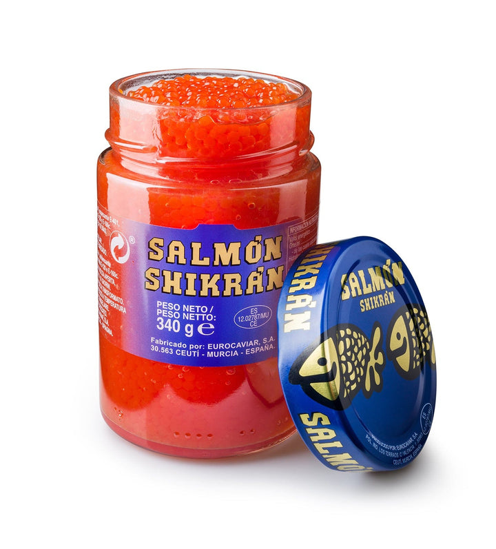 Eurocaviar - Shikran - Smoked Salmon Caviar Pearls 11.99 oz [340 g] [Premium Caviar Alternative]