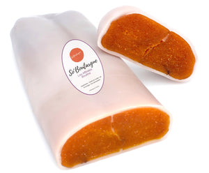So'Boutargue Kosher Bottarga Made in France - Infused With Boukha fig liquor - Beeswax Coat 5.29 ~ 7 oz - Duke's Gourmet