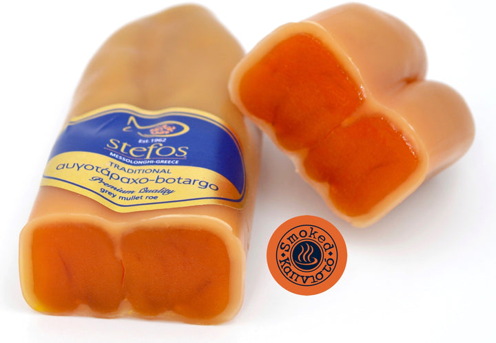 Bottarga Stefos {SMOKED} from Greece ± 3.5 oz - Duke's Gourmet