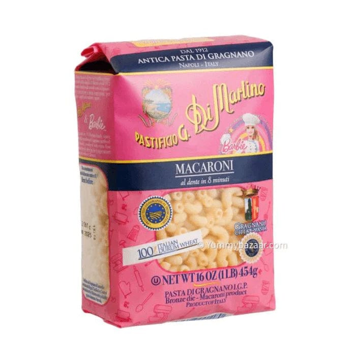 Barbie - Di Martino  - Macaroni  -  12 x 1 lb - Premium Pasta IMPORTED FROM ITALY 