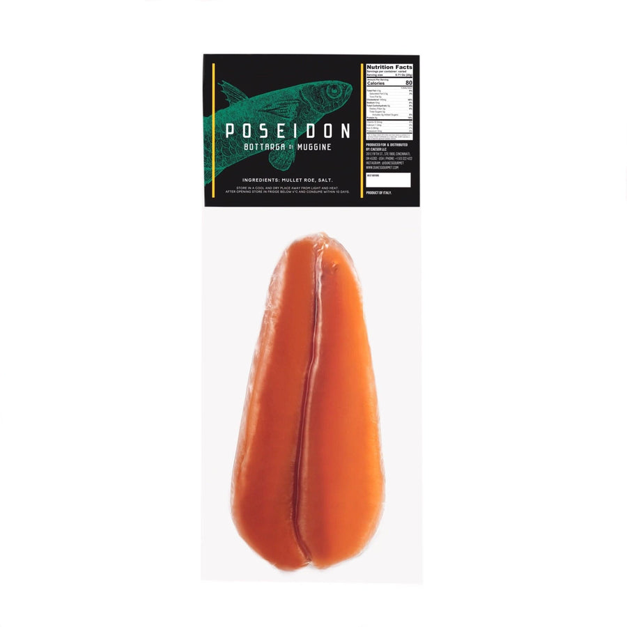 Poseidon Bottarga Superfood Of The Mediterranean From Sardinia Made In Italy 3.5 Oz ~ 4.58 Oz - Duke's Gourmet