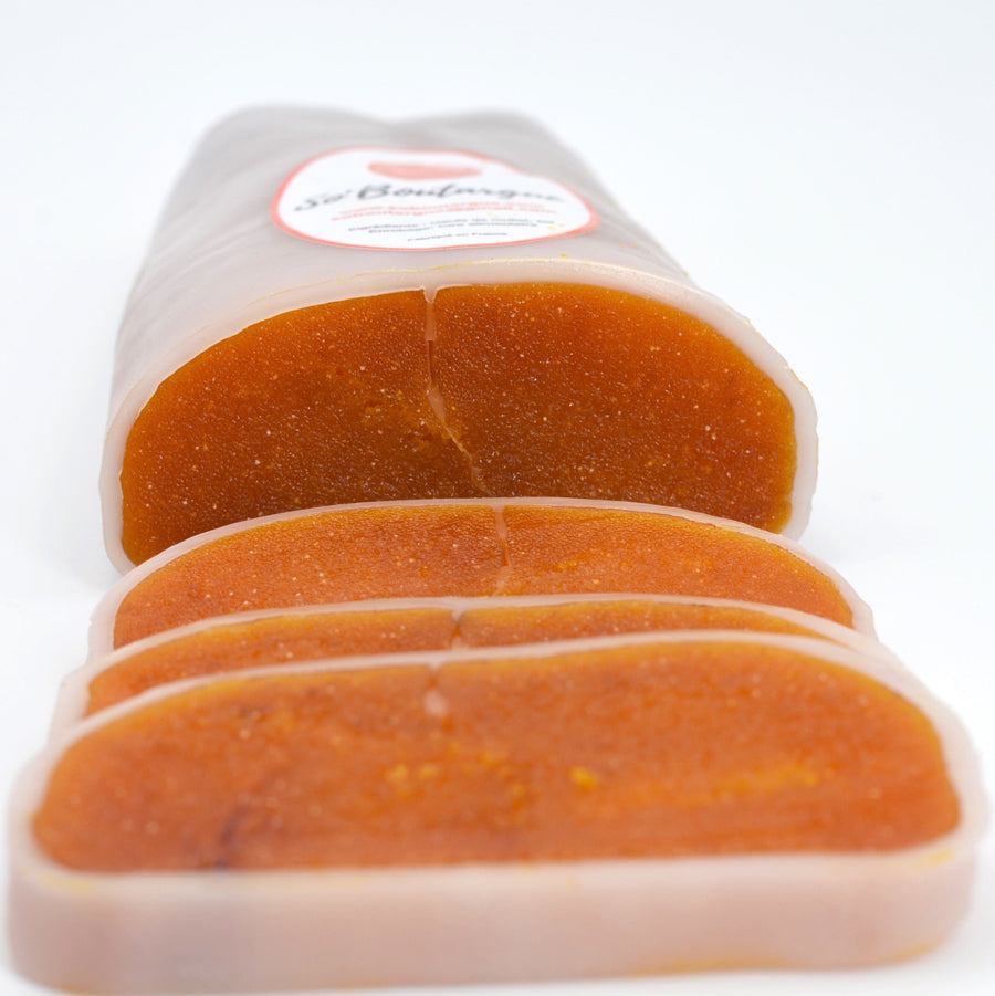 So'Boutargue Kosher Bottarga Made in France - Infused With Boukha fig liquor - Beeswax Coat 5.29 ~ 7 oz - Duke's Gourmet