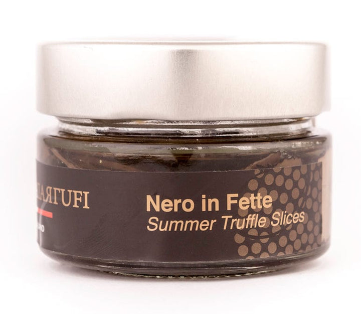 Italia Tartufi - Black Truffle Slices - Truffle Carpaccio - in Oil 90 GM - Premium Italian Quality